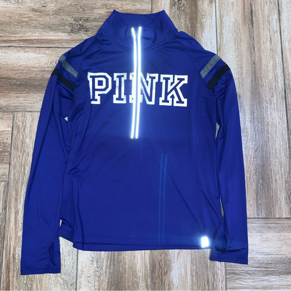 Pink half zip